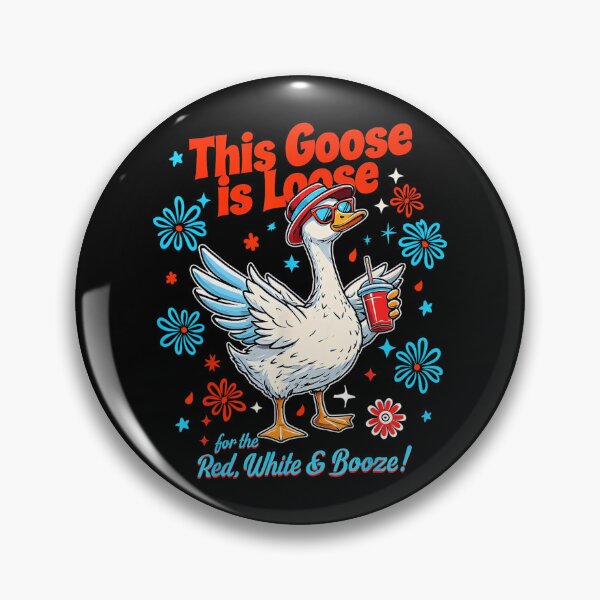 Item preview, This Goose Is Loose Red White Boozy Goose 4Th Of July Women designed and sold by Cute-Collection.