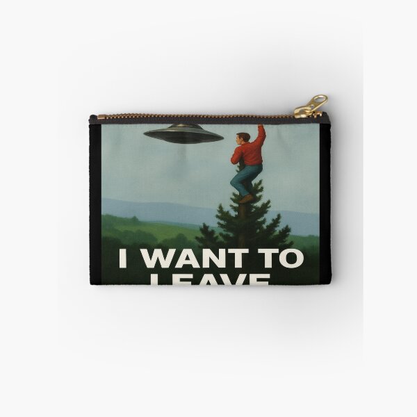 Item preview, I Want To Leave designed and sold by Abducted Treasures.
