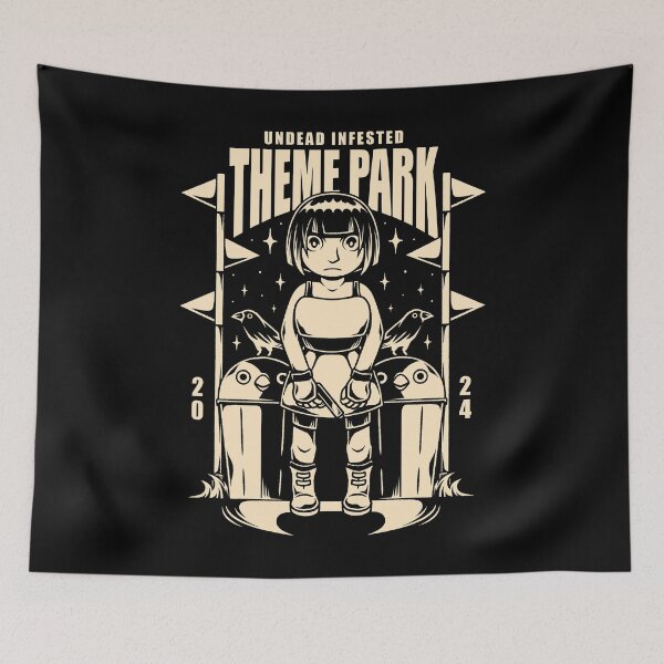 Item preview, Undead Infested Theme Park designed and sold by AlundrART.