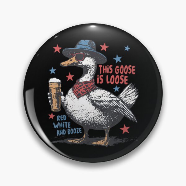 Item preview, Vintage Funny Red White And Booze This Goose Is Loose designed and sold by Cute-Collection.