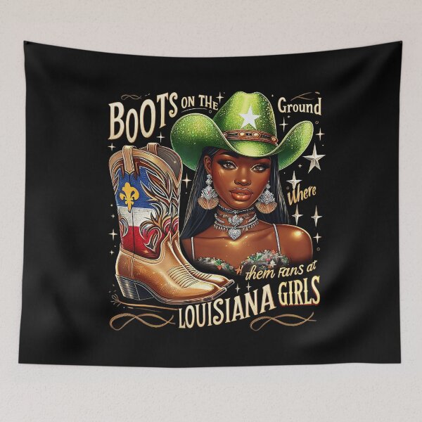Item preview, Boots On The Ground Louisiana Girls designed and sold by sanchezcal.