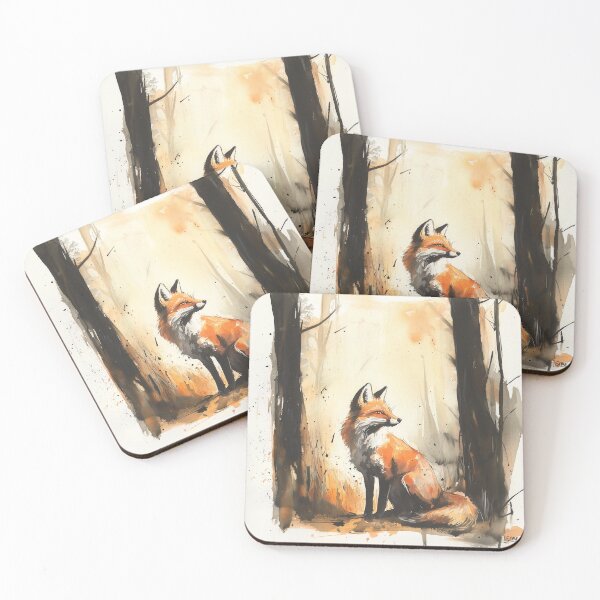 Item preview, Red Fox in the Woods designed and sold by laurashawart.