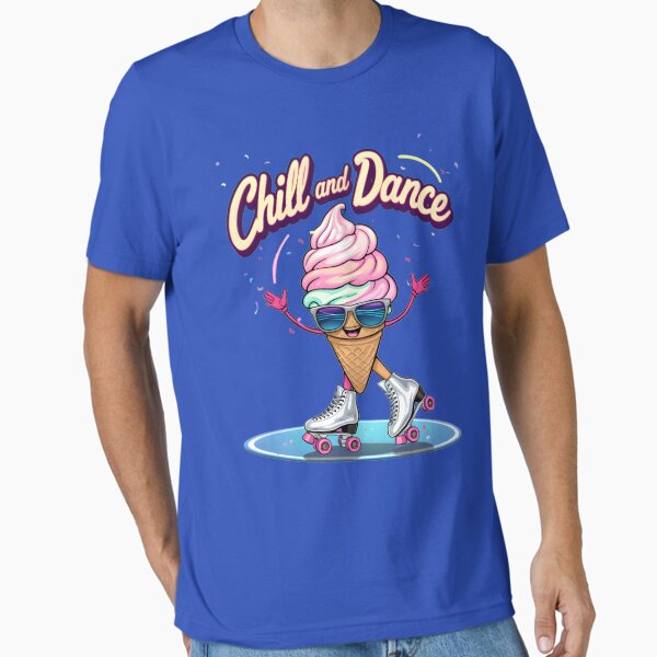 Item preview, Chill and Dance – Ice Cream Cones Having a Dance-Off designed and sold by TeeTrends99.