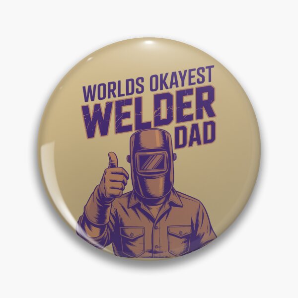 Item preview, Worlds Okayest Welder Dad - Industrial-style design for welders and steelworkers, a gift for dad, friends, and Husband. designed and sold by IronPulseStore.