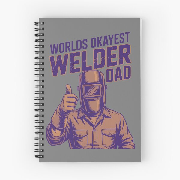 Item preview, Worlds Okayest Welder Dad - Industrial-style design for welders and steelworkers, a gift for dad, friends, and Husband. designed and sold by IronPulseStore.