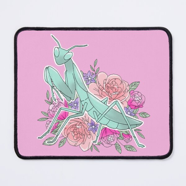 Item preview, Praying Mantis and Flowers designed and sold by witchlingart.