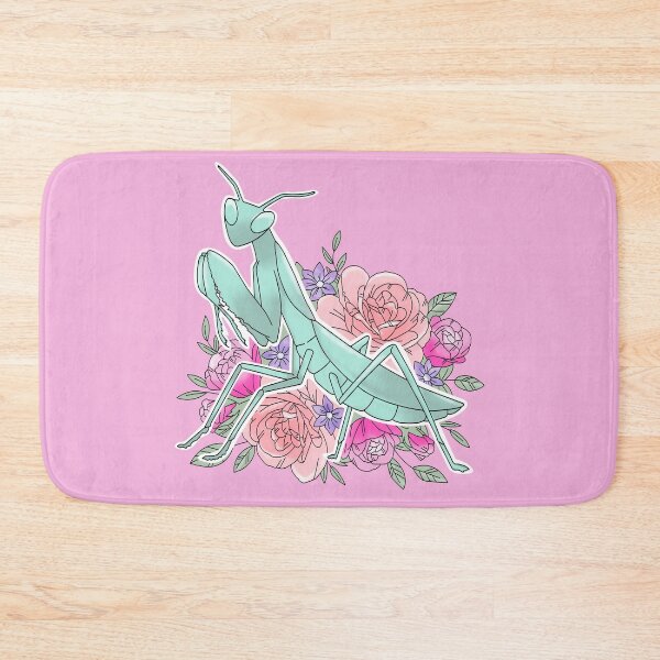 Item preview, Praying Mantis and Flowers designed and sold by witchlingart.