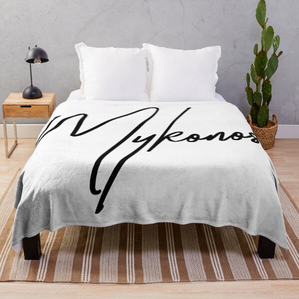 Item preview, Minimalist Mykonos Travel Typography Design designed and sold by ReggieDior.