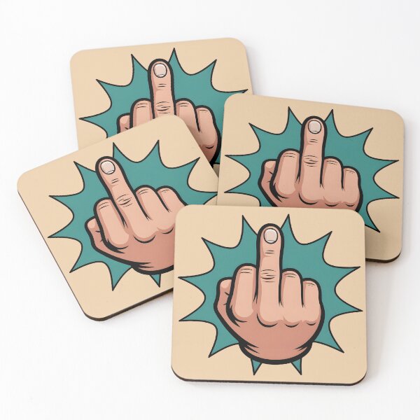 Item preview, Offensive Middle Finger designed and sold by HeadTurningArt.