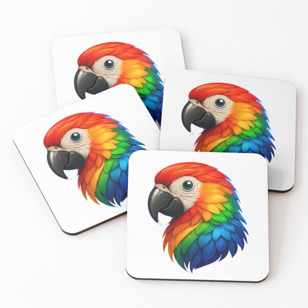 Item preview, Rainbow Macaw – The vibrant fireworks of the jungle designed and sold by KnlDsgn.