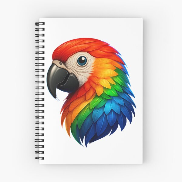 Item preview, Rainbow Macaw – The vibrant fireworks of the jungle designed and sold by KnlDsgn.