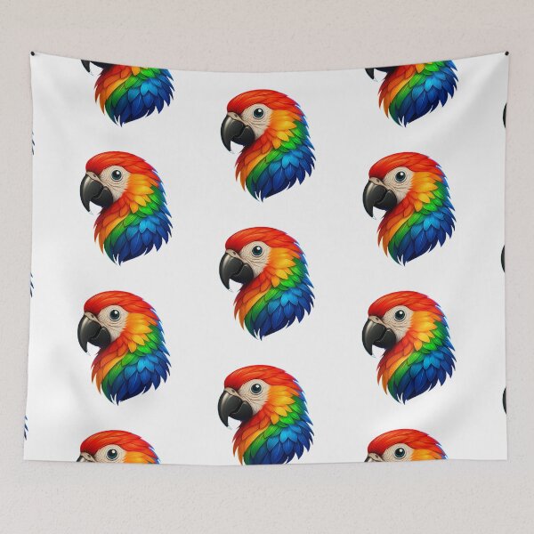 Item preview, Rainbow Macaw – The vibrant fireworks of the jungle designed and sold by KnlDsgn.