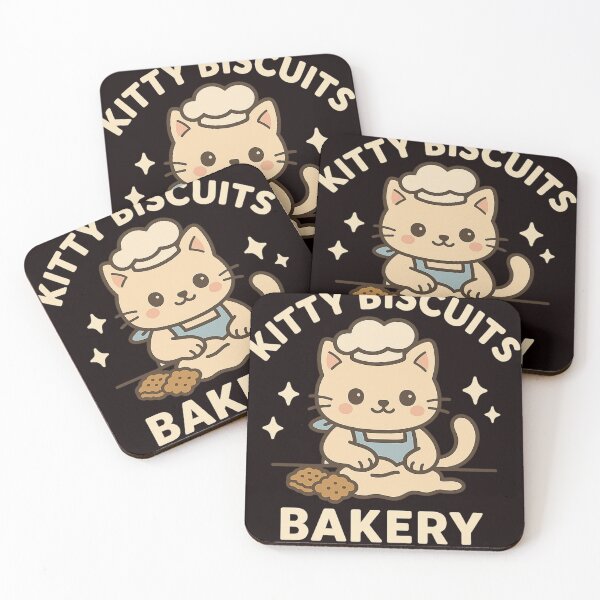 Item preview, Kitty Biscuits Bakery designed and sold by FrameFlow.