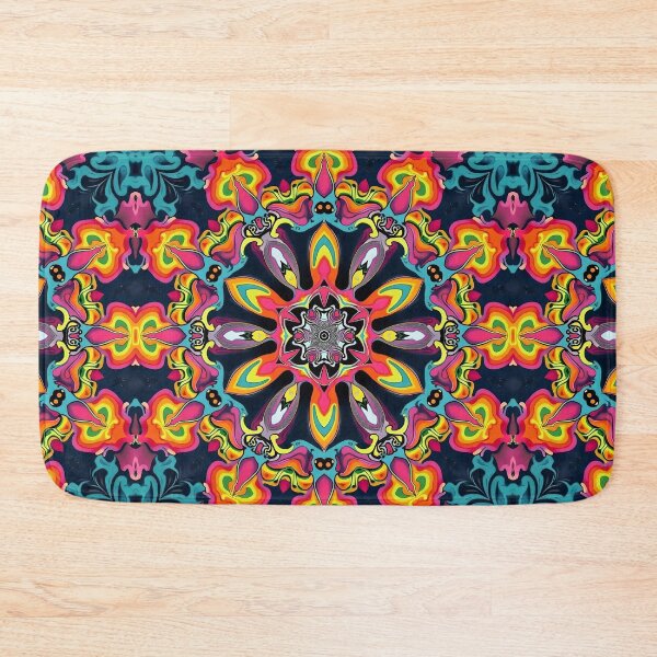 Item preview, Sharp Psychedelic Symmetry in Neon Colors designed and sold by HLPsychDesigns.