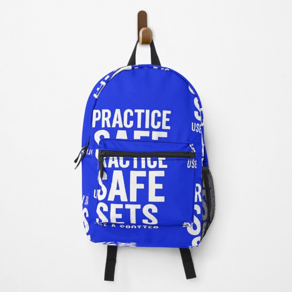 Item preview, Practice Safe Sets Use a Spotter – Funny Gym Safety Lifting Quote Design designed and sold by Jason123za.