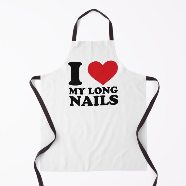 Item preview, I love my long nails designed and sold by EmeraldeaArt.