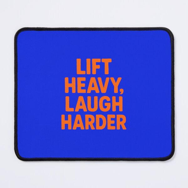 Item preview, Lift Heavy Laugh Harder – Funny Motivational Gym Quote for Fitness and Fun designed and sold by Jason123za.
