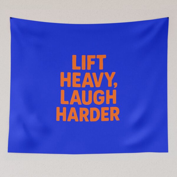 Item preview,  Lift Heavy Laugh Harder – Funny Motivational Gym Quote for Fitness and Fun designed and sold by Jason123za.