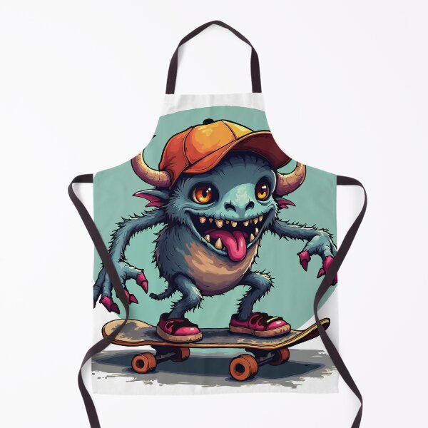 Item preview, Skater Monster | Cartoon Goblin on a Skateboard designed and sold by NovaProArt.