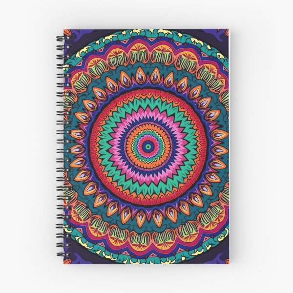 Aperçu de l'œuvre Formes kaléidoscopiques aux couleurs oniriques créée et vendue par HLPsychDesigns.