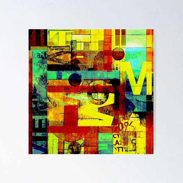 Item preview, M Graffiti Abstract designed and sold by ViaARTfactory.