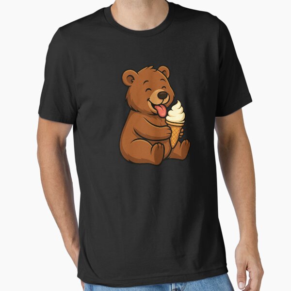 Item preview, Bear Ice Cream Zoo Animal Lover Kawaii Boys Girls Kids designed and sold by rafaeltto.