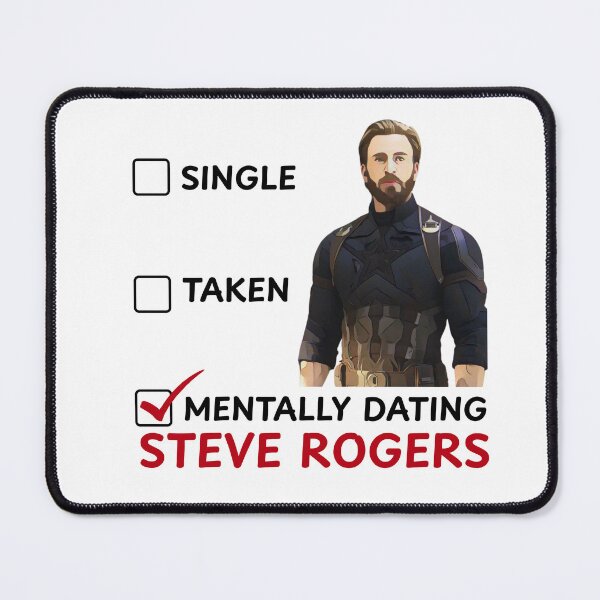 Item preview, Relationship Status: Mentally Dating Steve Rogers designed and sold by PopCulturePrincess.