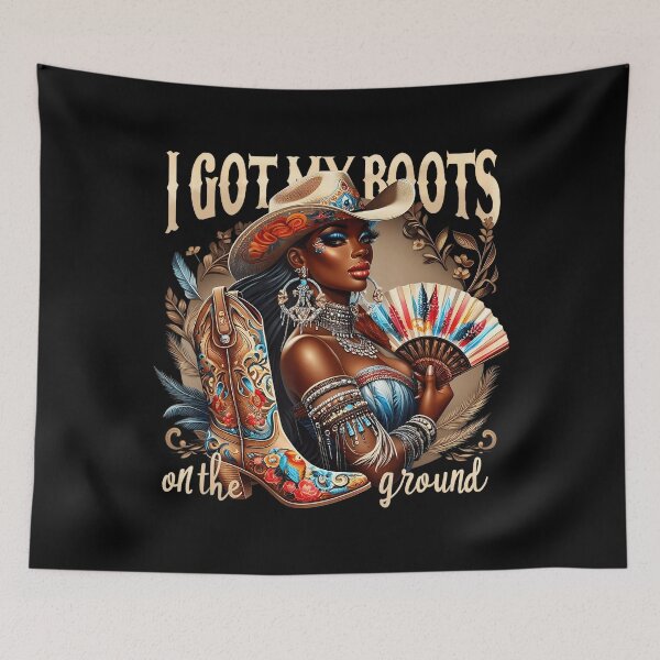 Item preview, I Got My Boots On The Ground designed and sold by sanchezcal.
