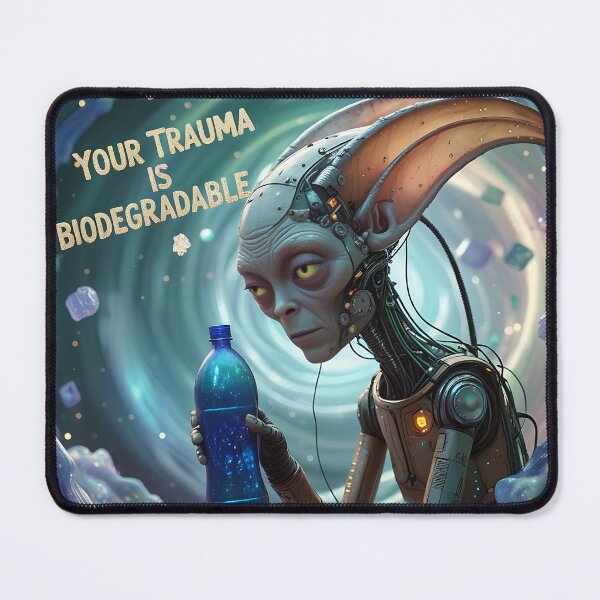 Item preview, Intergalactic garbage therapist designed and sold by Zazeyy.