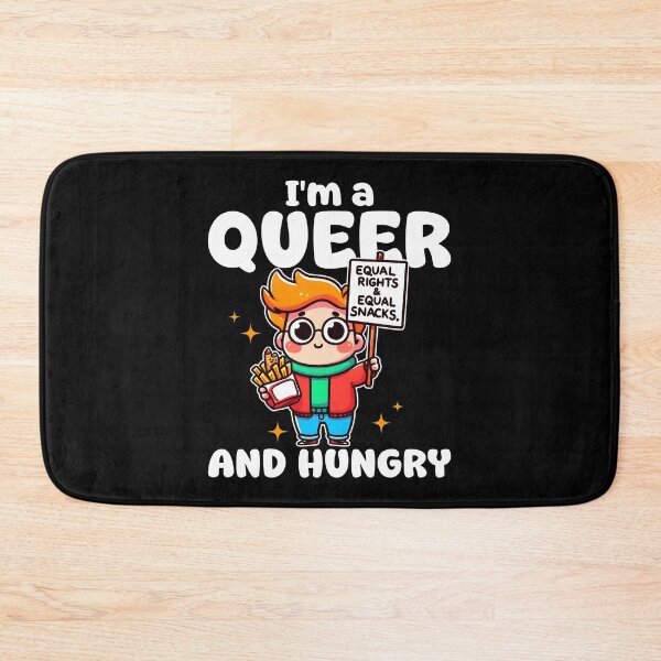Item preview, I'M A QUEER AND HUNGRY - LGBTQA+ GIFT designed and sold by KEF Custom.