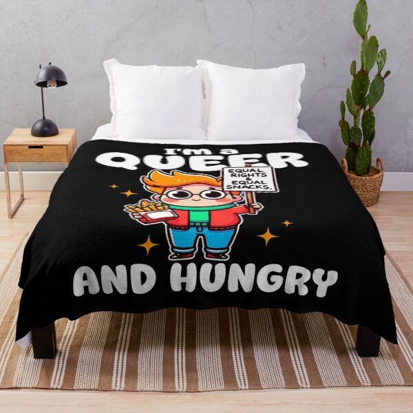 Item preview, I'M A QUEER AND HUNGRY - LGBTQA+ GIFT designed and sold by KEF Custom.