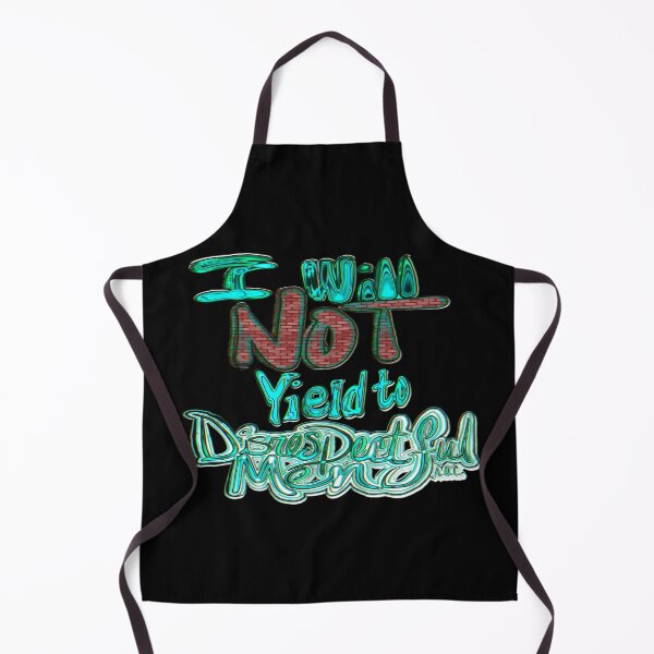 Item preview, AOC Graffiti Quote – I Will Not Yield to Disrespectful Men designed and sold by aadventures.