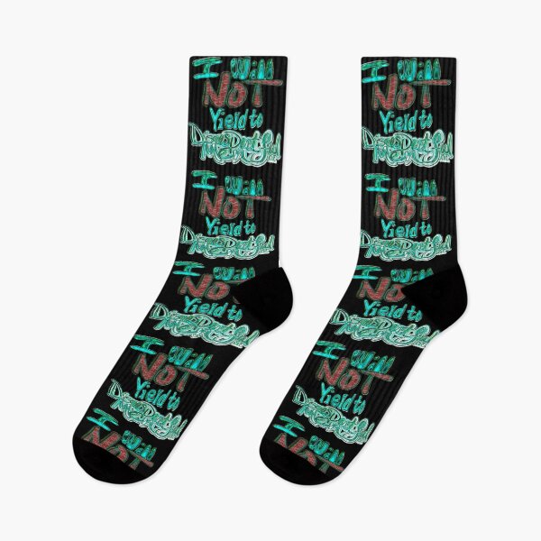 Item preview, AOC Graffiti Quote – I Will Not Yield to Disrespectful Men designed and sold by aadventures.