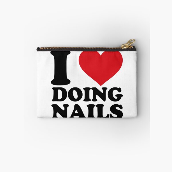 Item preview, I Love Doing Nails – Red Heart Design for Nail Artists designed and sold by EmeraldeaArt.