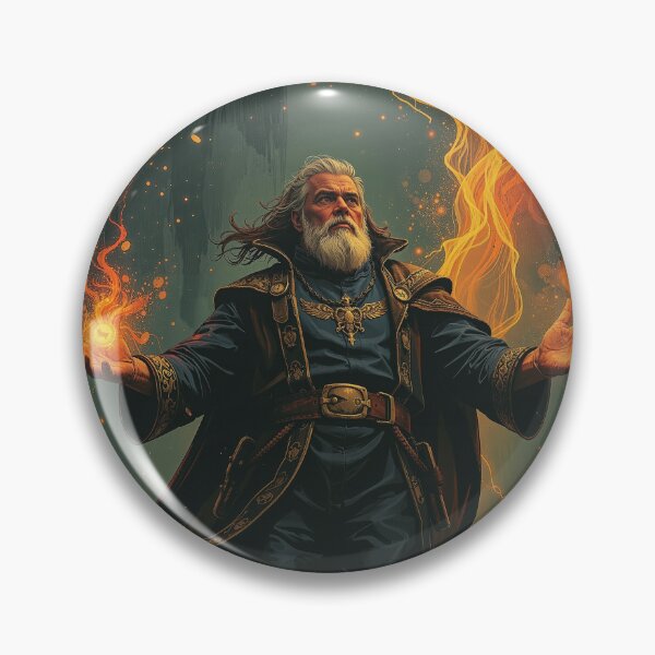 Item preview, Ascendant Archmage – Master of Fire and Lightning designed and sold by DiceWay.