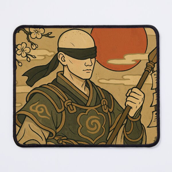 Item preview, Blind Monk of the Crimson Sun designed and sold by SuperNovaDesigns.
