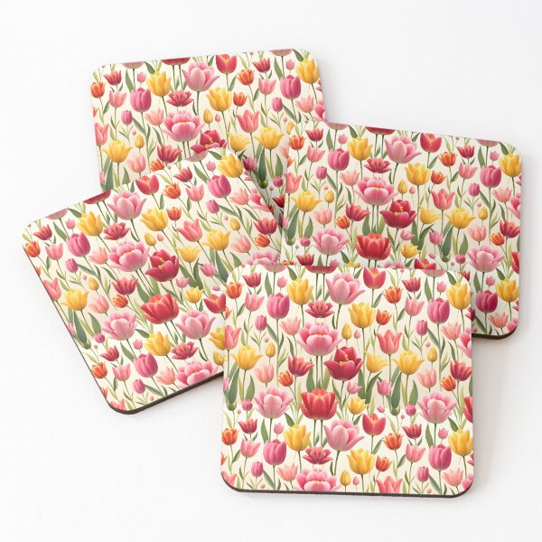 Item preview, Majestic Tulip Bloom - Seamless Floral Pattern designed and sold by Ajay Creative Studio.