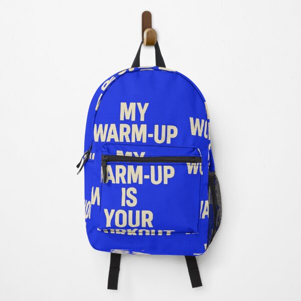 Item preview,  My Warm-Up Is Your Workout – Bold Gym Quote for Confident Lifters designed and sold by Jason123za.