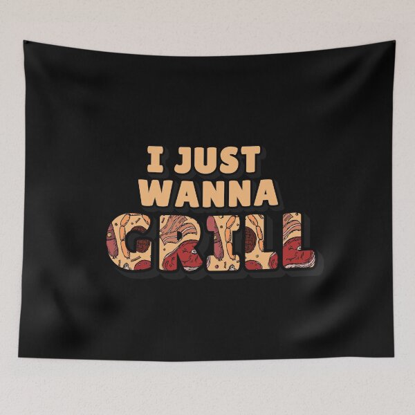 Item preview, I just wanna grill for gods sake. Grilling Barbeque BBQ. designed and sold by designsbyaneta.