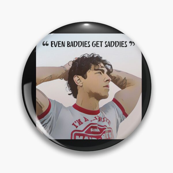 Item preview, Even Baddies Get Saddies Quote Art designed and sold by PopCulturePrincess.