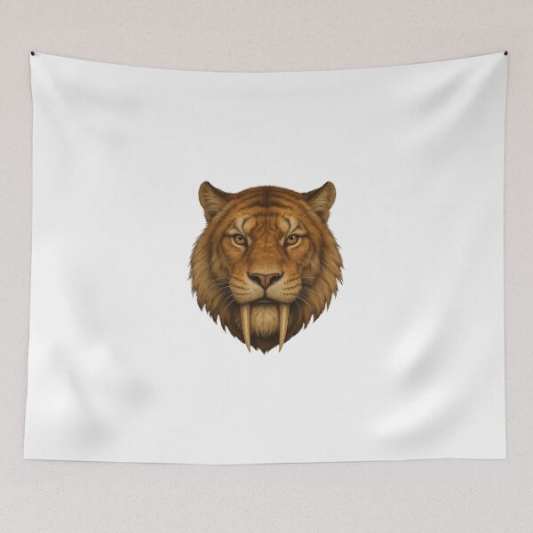Item preview, Saber-toothed tiger – The forgotten legend of prehistoric times designed and sold by KnlDsgn.