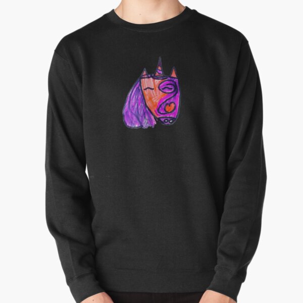 Love Heart Unicorns From The Land Of Maz Pullover Sweatshirt