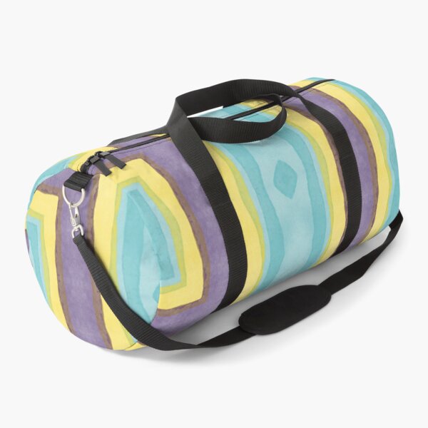 Item preview, Structured Geometric Pattern with Squares and Lines in Aqua and Lavender designed and sold by Zilpa’s Prints.