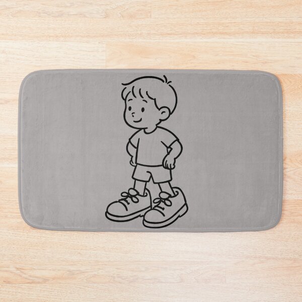 Item preview, Minimalist Silhouette of a Child Riding a Bicycle – Cute Line Art Design designed and sold by Nadia-joy.