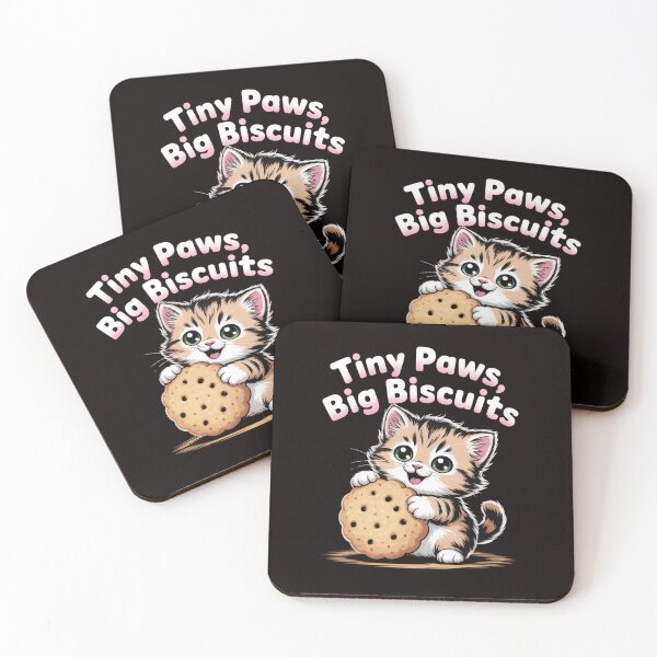 Item preview, Tiny Paws Big Biscuits – Kitty Biscuits Bakery designed and sold by Slavicsoul.