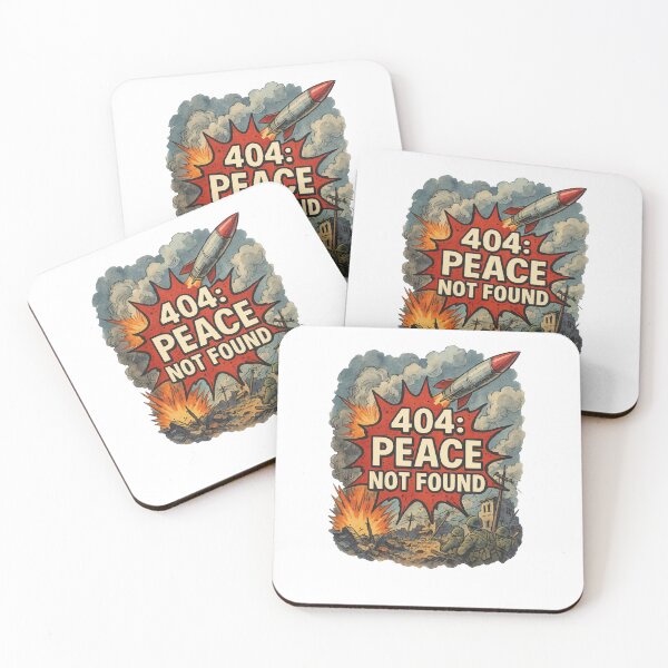 Item preview, 404 Peace Not Found Comic Illustration designed and sold by ProjectDejavu.