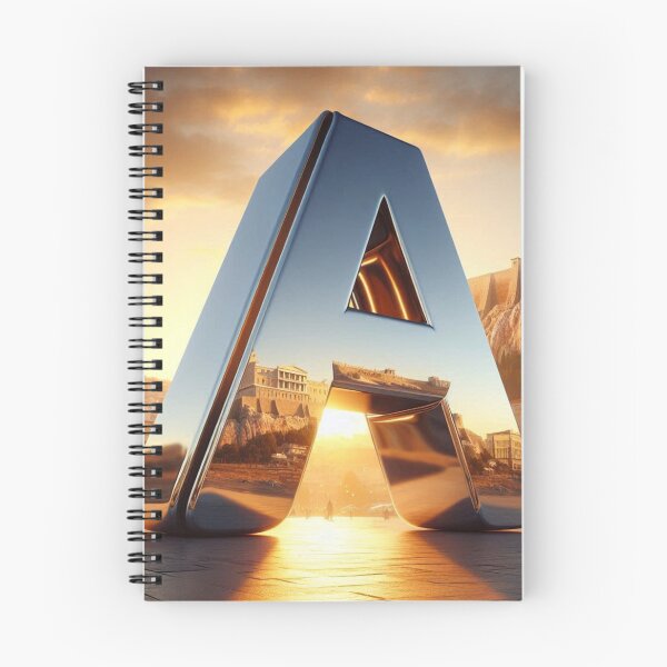 Item preview, Athens-Inspired Letter A Design – Minimalist Cityscape Art for Travel Lovers | AI Graphic for Apparel & Accessories designed and sold by knalpot-design.