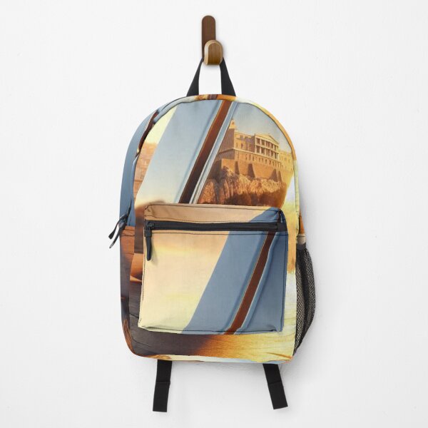 Item preview, Athens-Inspired Letter A Design – Minimalist Cityscape Art for Travel Lovers | AI Graphic for Apparel & Accessories designed and sold by knalpot-design.