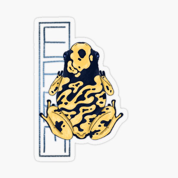 Item preview, Blue and Yellow Poison Dart Frog designed and sold by birdworm.
