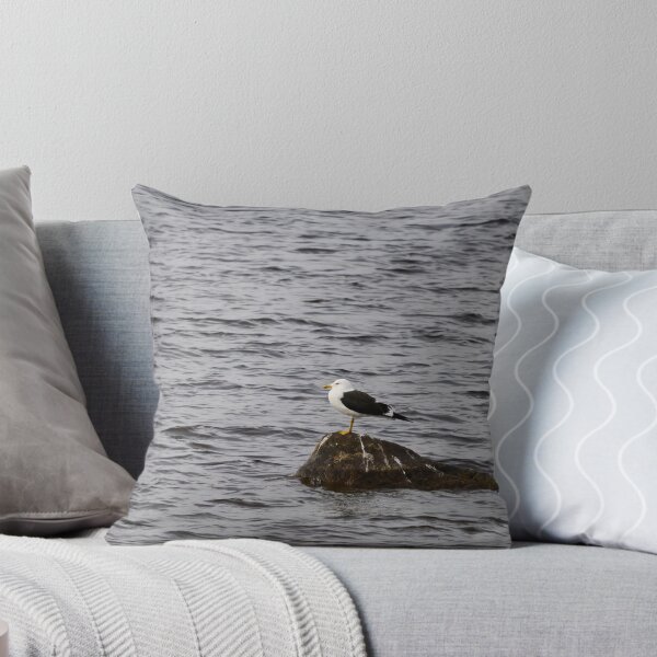 Item preview, On a windy day. Lesser black-backed gull designed and sold by Jouko Lehto Photography.